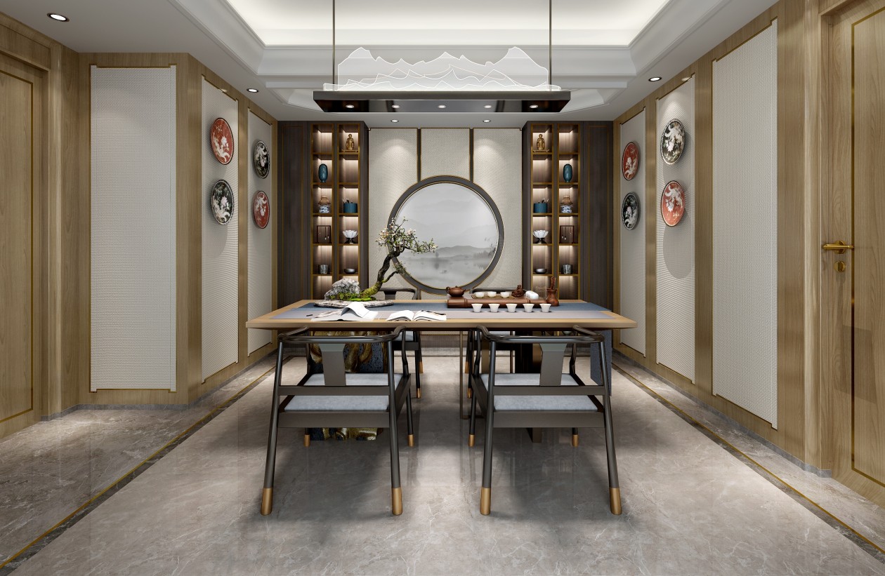 别具一格的茶室布置