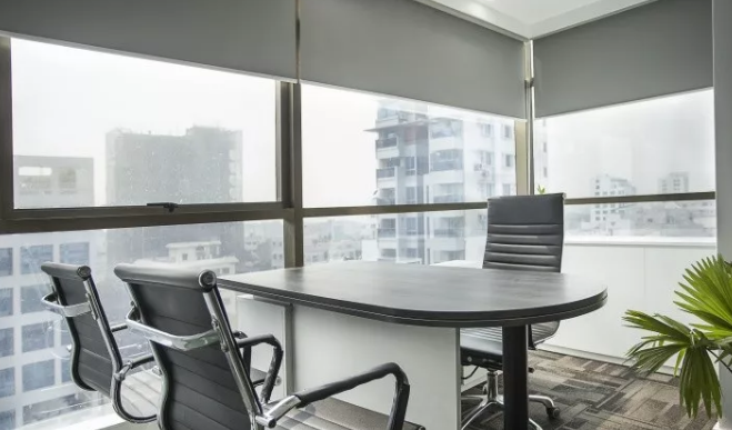 温馨整洁的郑州办公室装修效果图-河南k8凯发装饰办公室装修案例项目