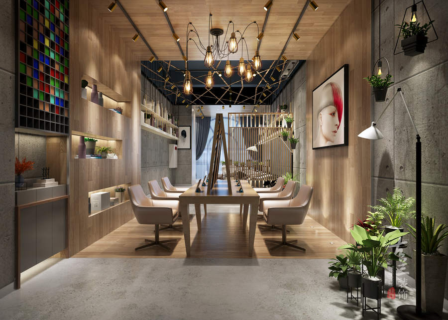 小型理发店怎么装修设计？