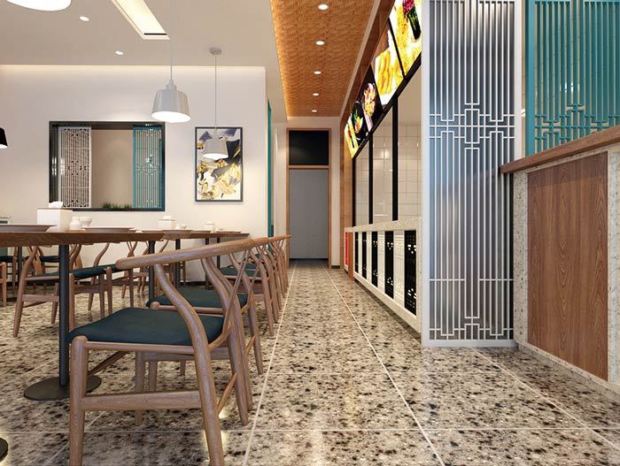 面馆三种不同风格装修设计，各有特色，你更喜欢哪一家